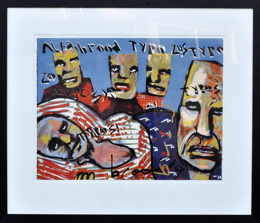 Herman Brood — Typo, zeefdruk