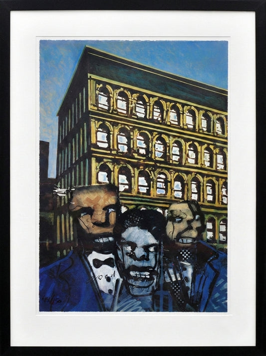 Herman Brood — Building, zeefdruk