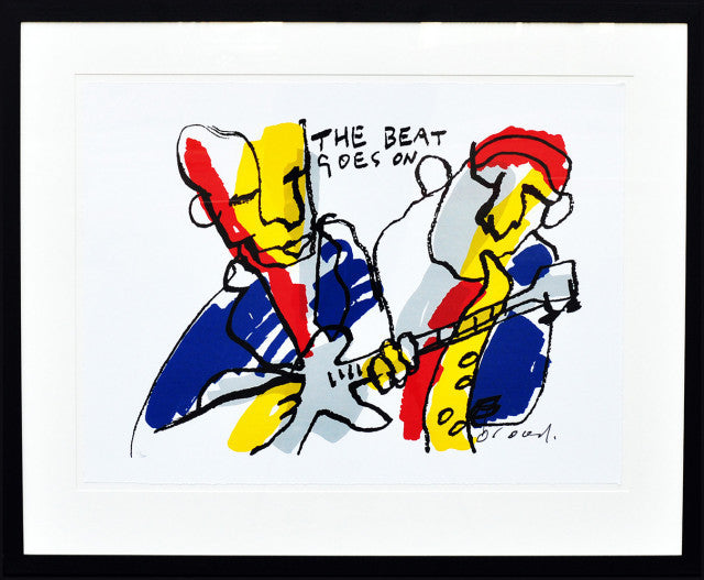 Herman Brood — The beat goes on 2, zeefdruk