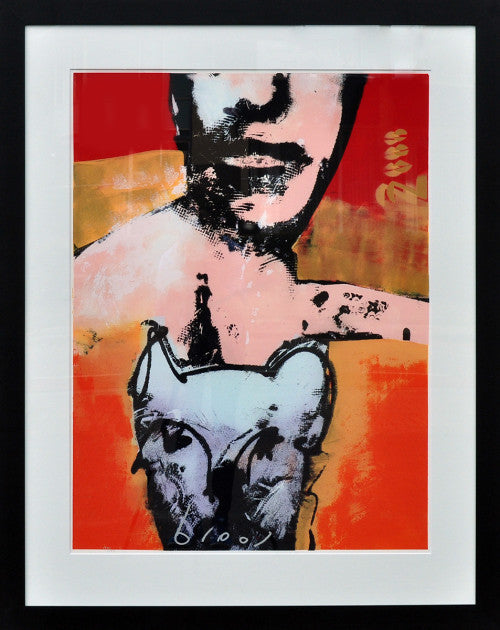Herman Brood — Hond en man, zeefdruk