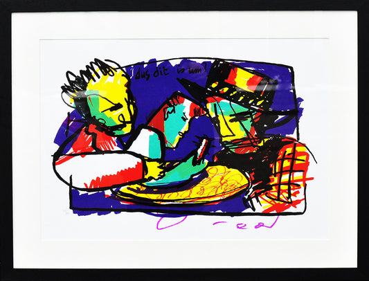 Herman Brood — Dus dit is um?, zeefdruk