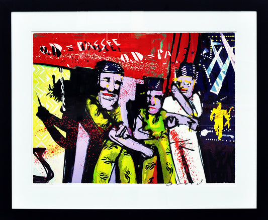 Herman Brood — O.D. = Passee, zeefdruk