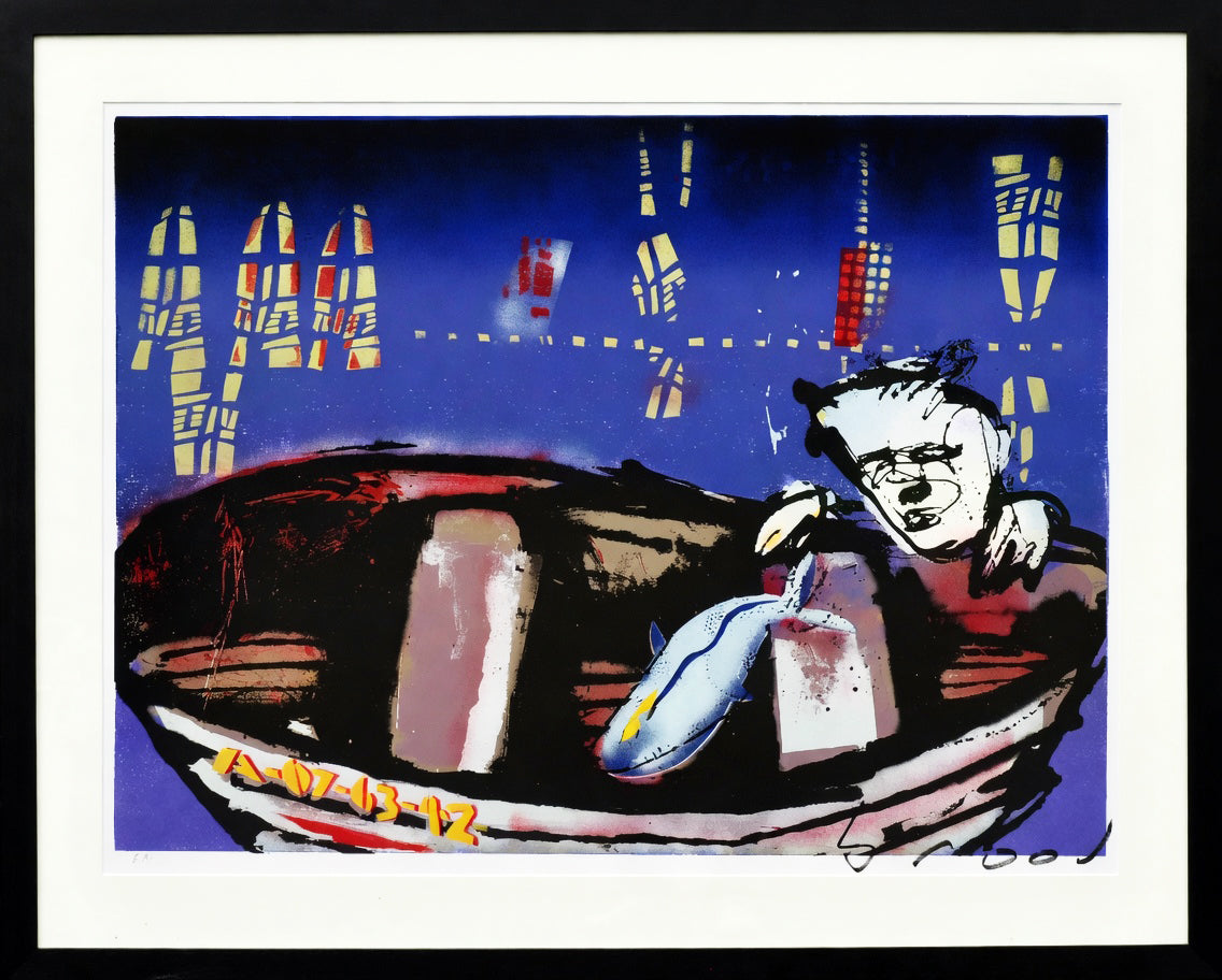 Herman Brood — Bootje, zeefdruk