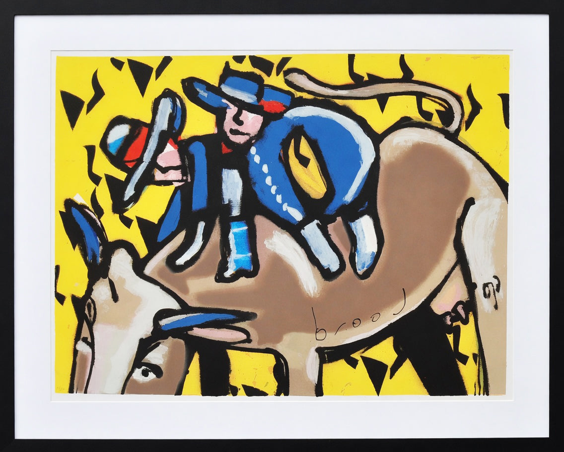 Herman Brood — Bulls Ride, zeefdruk