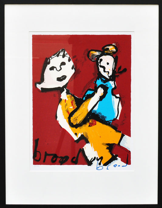 Herman Brood — Kind met pop, zeefdruk