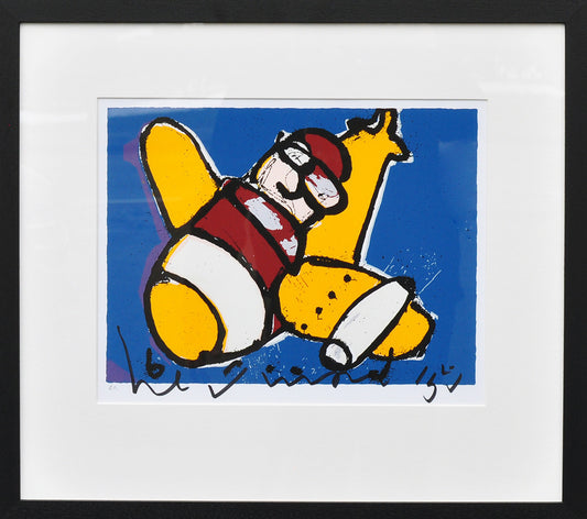 Herman Brood — Vliegtuig 1, zeefdruk