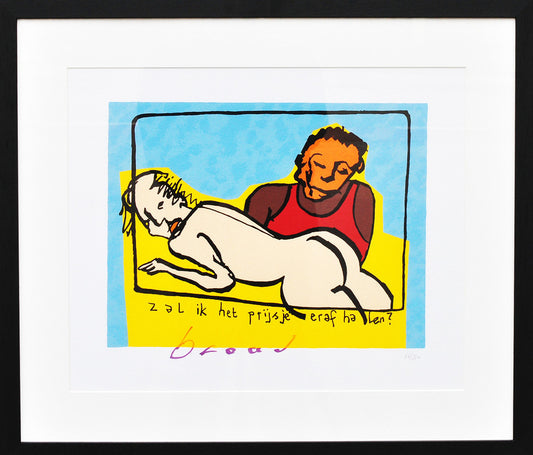 Herman Brood — Prijsje, zeefdruk
