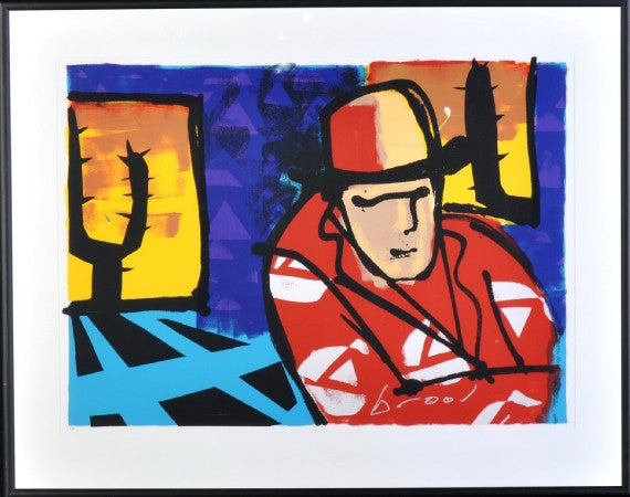Herman Brood — Texas, zeefdruk