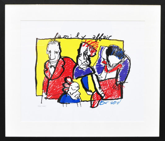 Herman Brood — Family Affair, zeefdruk