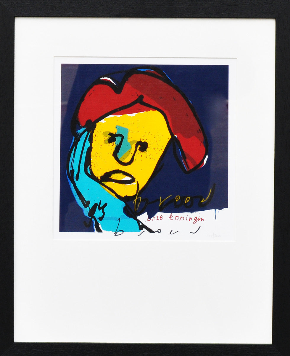 Herman Brood — Onze Koningin, zeefdruk