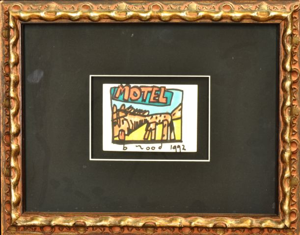 Herman Brood — Motel, tekening