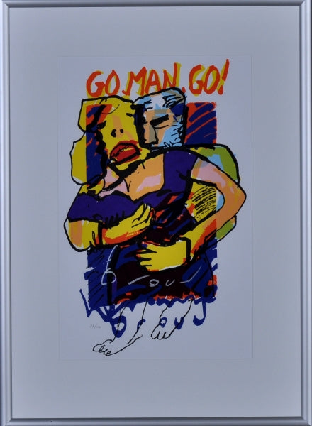 Herman Brood — Go Man Go, zeefdruk