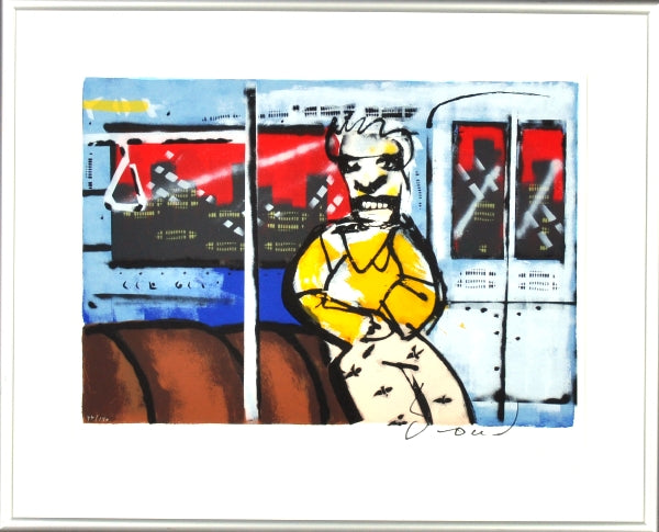 Herman Brood — METRO, zeefdruk