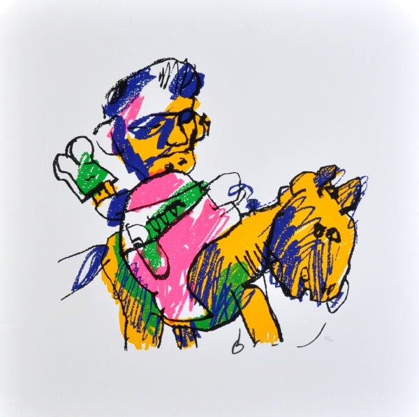 Herman Brood — Te Paard, zeefdruk