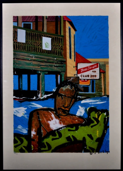 Herman Brood — Club 300, zeefdruk