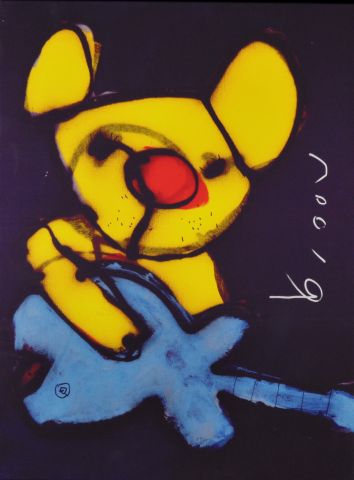 Herman Brood — Teddy beer, giclee op linnen