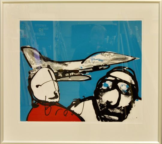 Herman Brood — Starfigher, zeefdruk