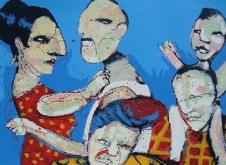 Herman Brood — Family Affair 2, zeefdruk