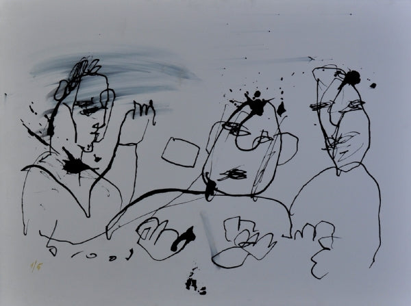 Herman Brood — Kaartspel, zeefdruk op linnen 1/5
