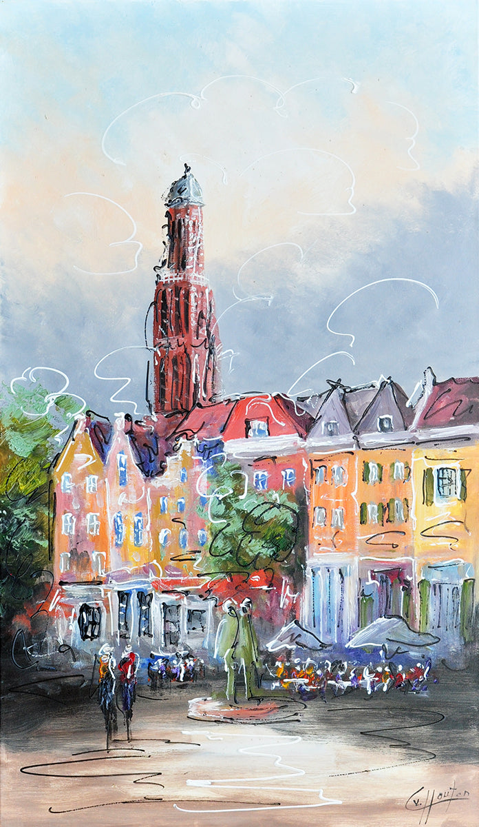 Caspar van Houten — Hart van Zwolle, olieverf op linnen