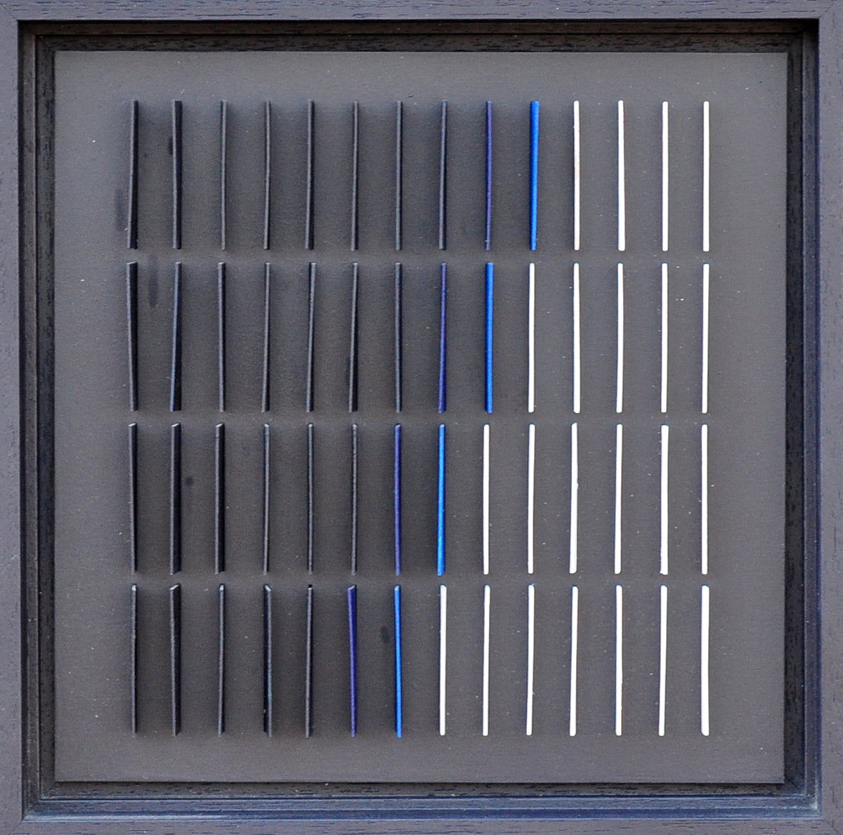 Charlotte Burgmans — Blue Box 2, vliegtuig triplex/acryl