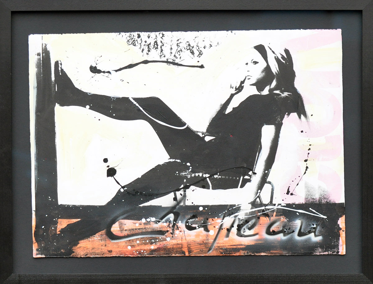 Ronald Chapeau — Sitting, gemengde techniek (museumglas)