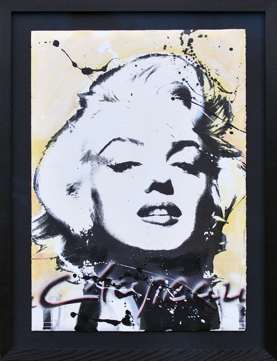 Ronald Chapeau — Monroe, gemengde techniek (museumglas)