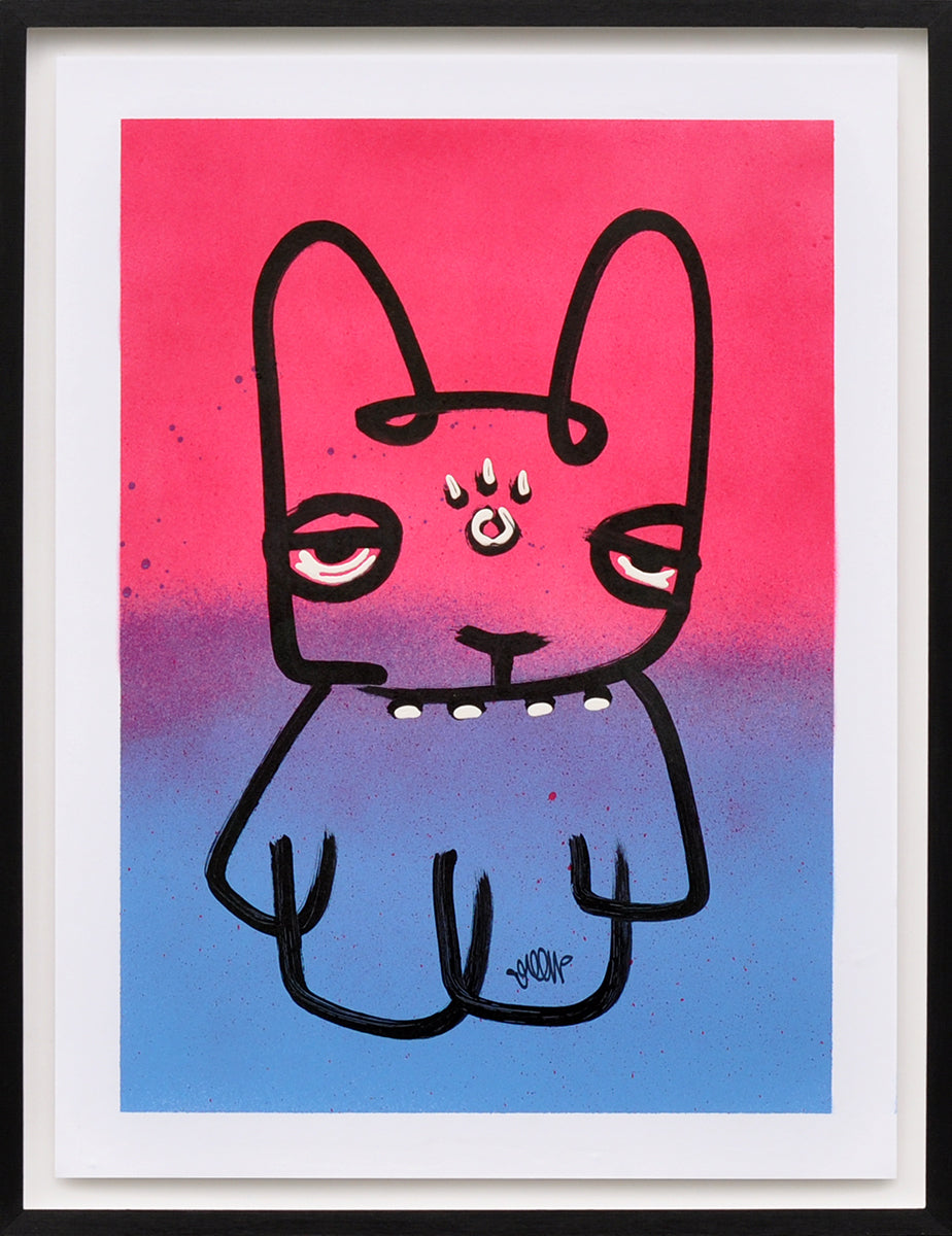 Charles K. Williams — Hot Hot Buns, mixed media (in museumglas)