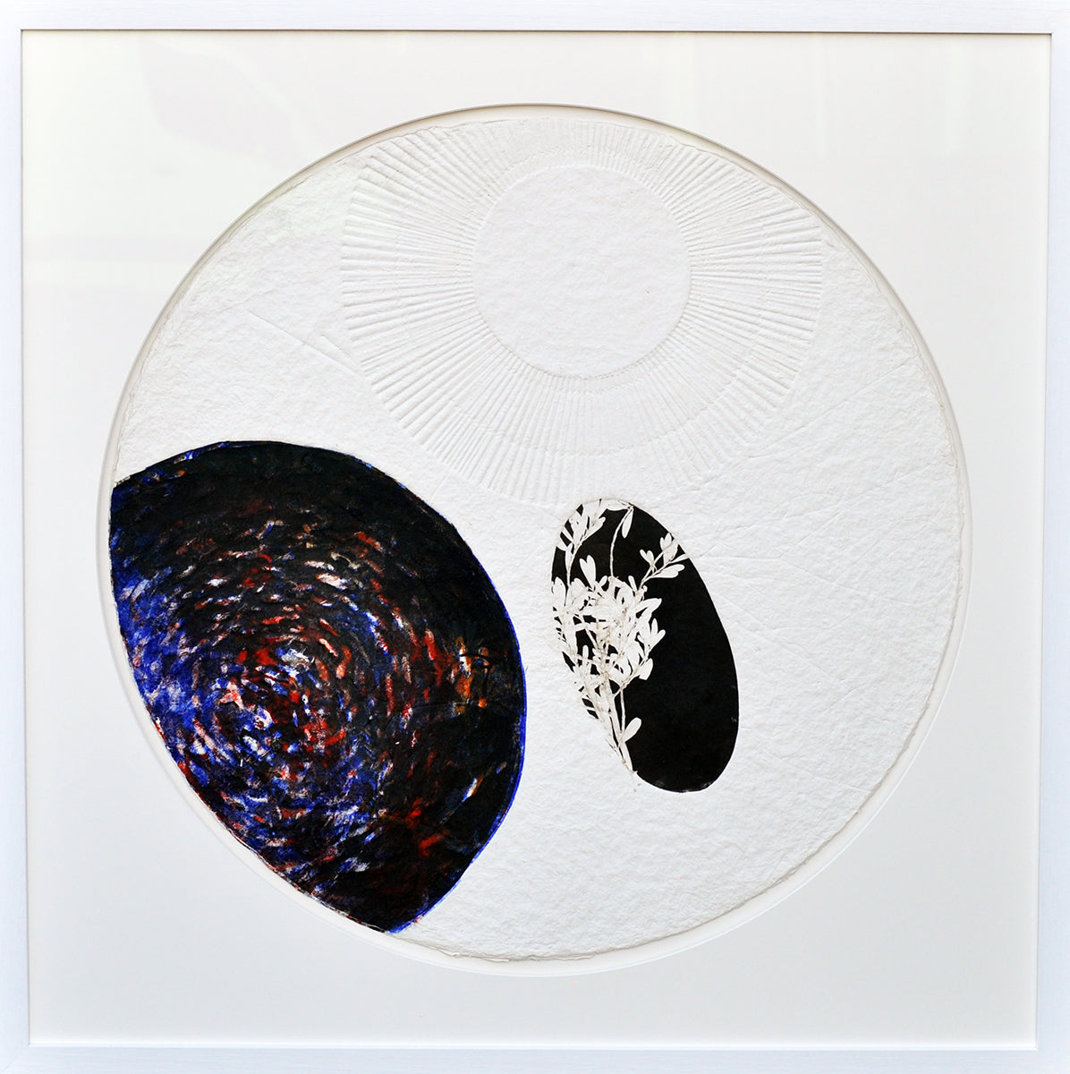 Conbulius — Shadow Yield, materiedruk op handgeschept papier