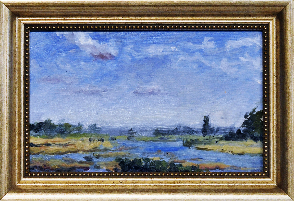 Daniel Douglas — Links handige studie, olieverf op paneel