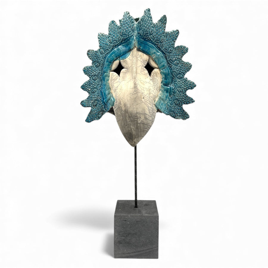 Colja de Roo — Vogelmasker, naked raku en raku
