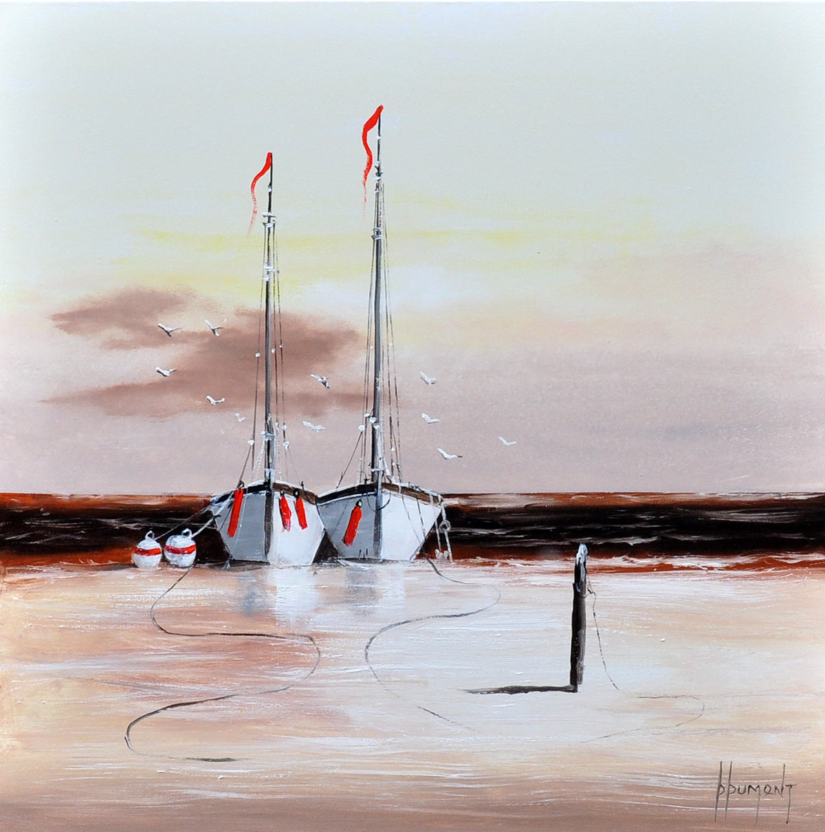Daniel Dumont — Frisse Wind, olieverf op linnen