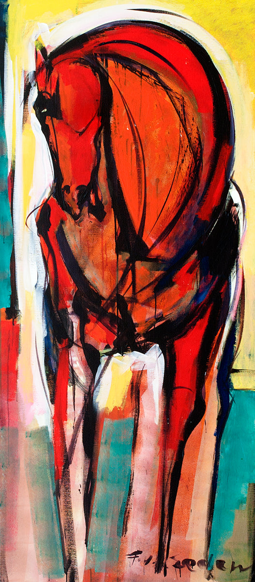 Frits van Eeden — Paard 4, acryl op linnen