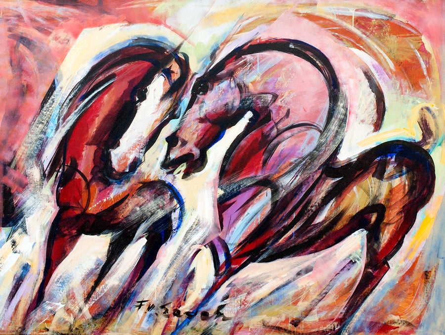 Frits van Eeden — Horses in two