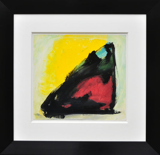 Eugène Brands — Triangle Noir, gouache (1991)