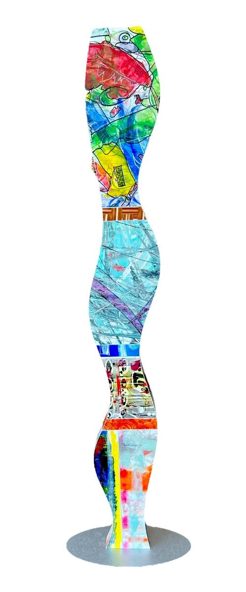 Ferdi de Bruijn — WAVE ledobject vloer (5086), mixed media