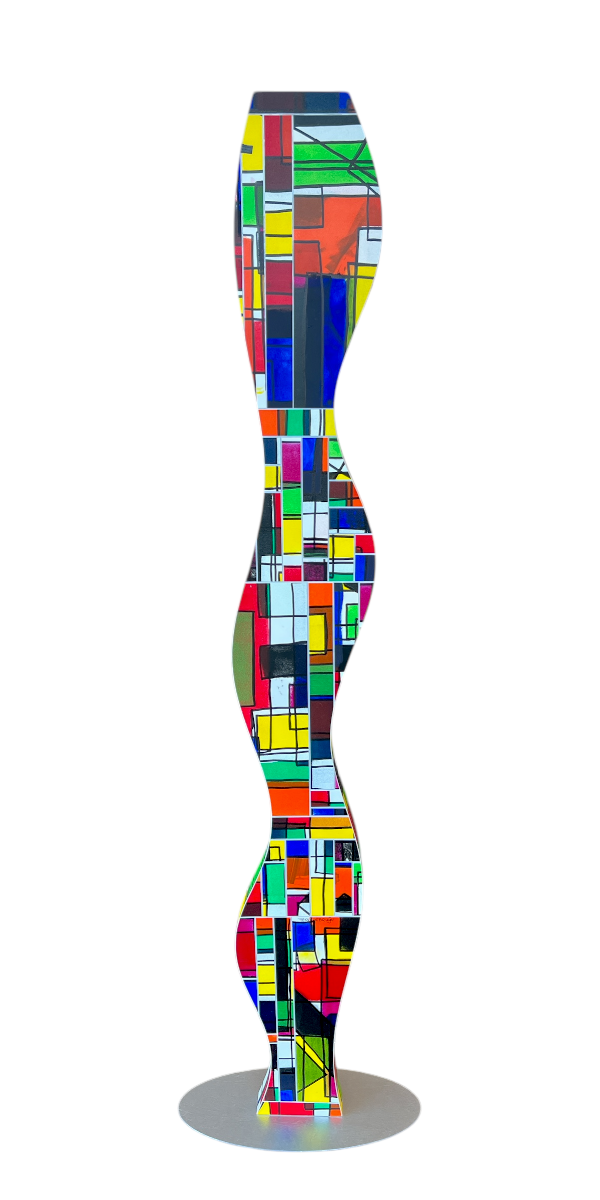 Ferdi de Bruijn — WAVE ledobject vloer (5572), mixed media