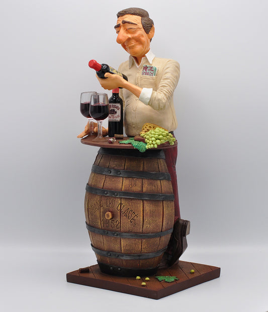 Guillermo Forchino — The Wine Lover, kunsthars