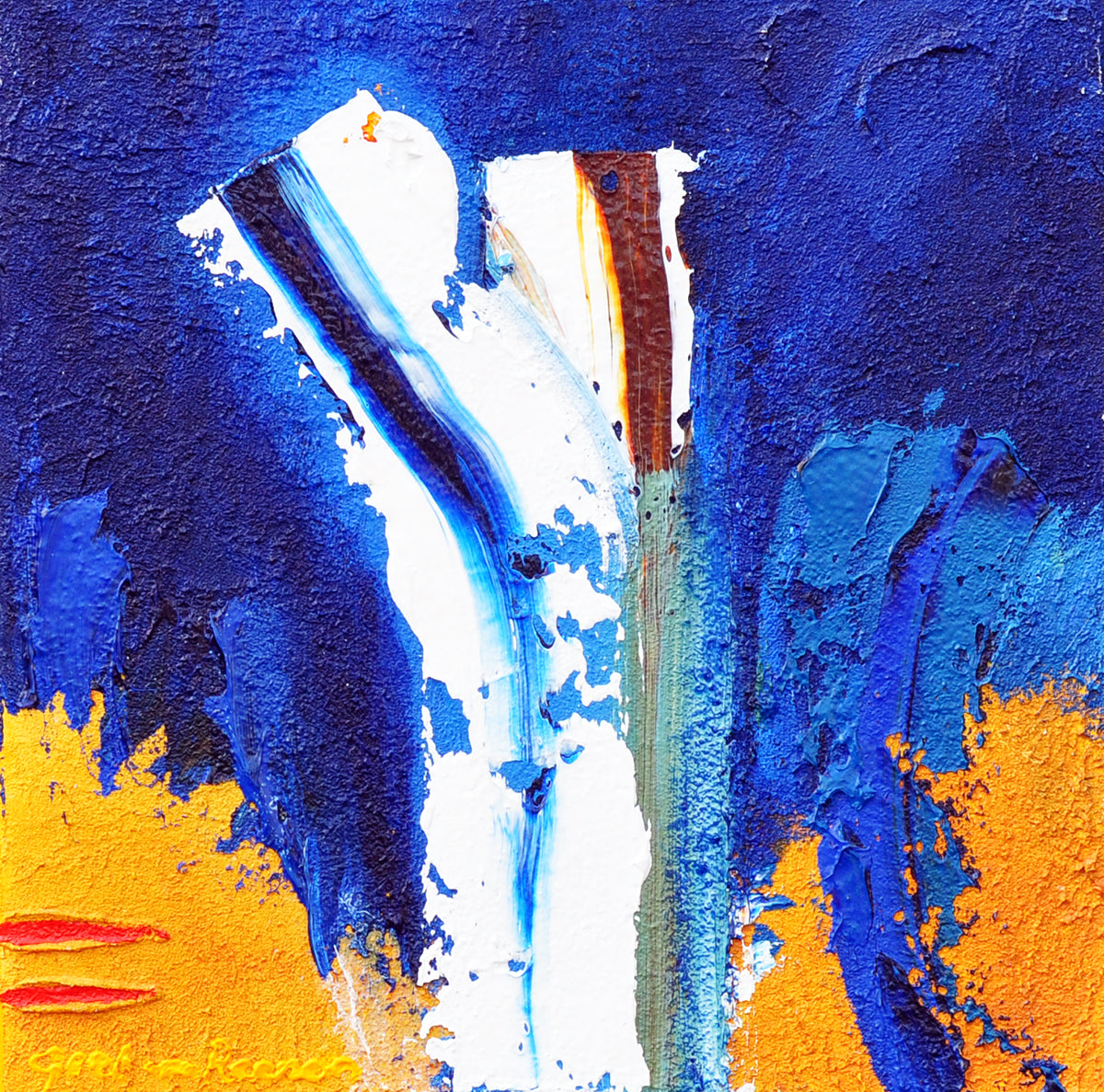 Gert van Reenen — Double, acryl op linnen