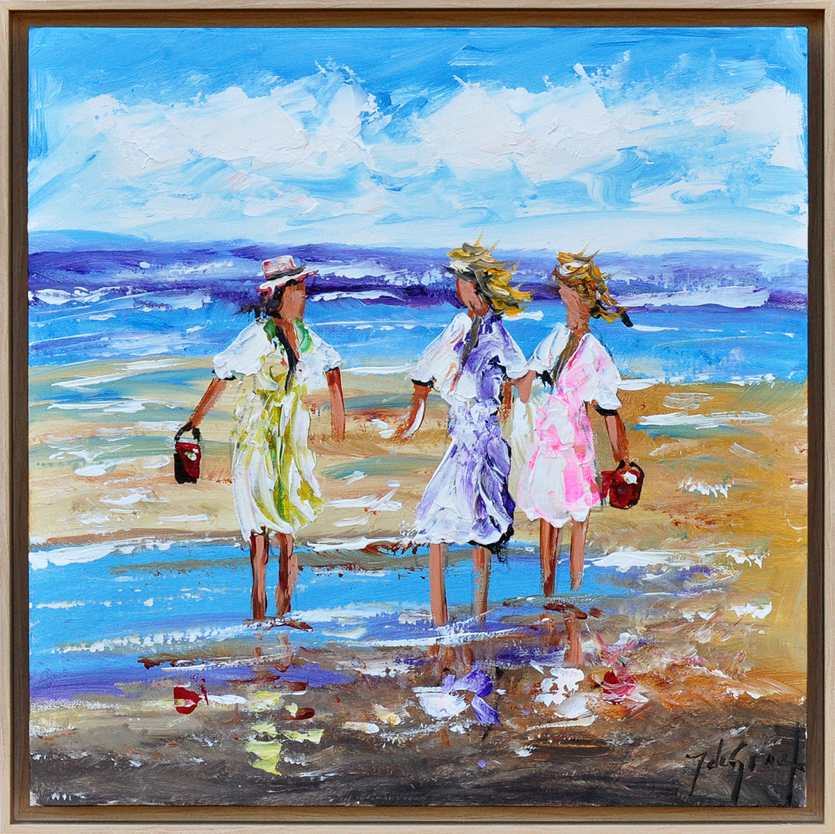 Jochem de Graaf — Zomerherinneringen, olieverf op paneel