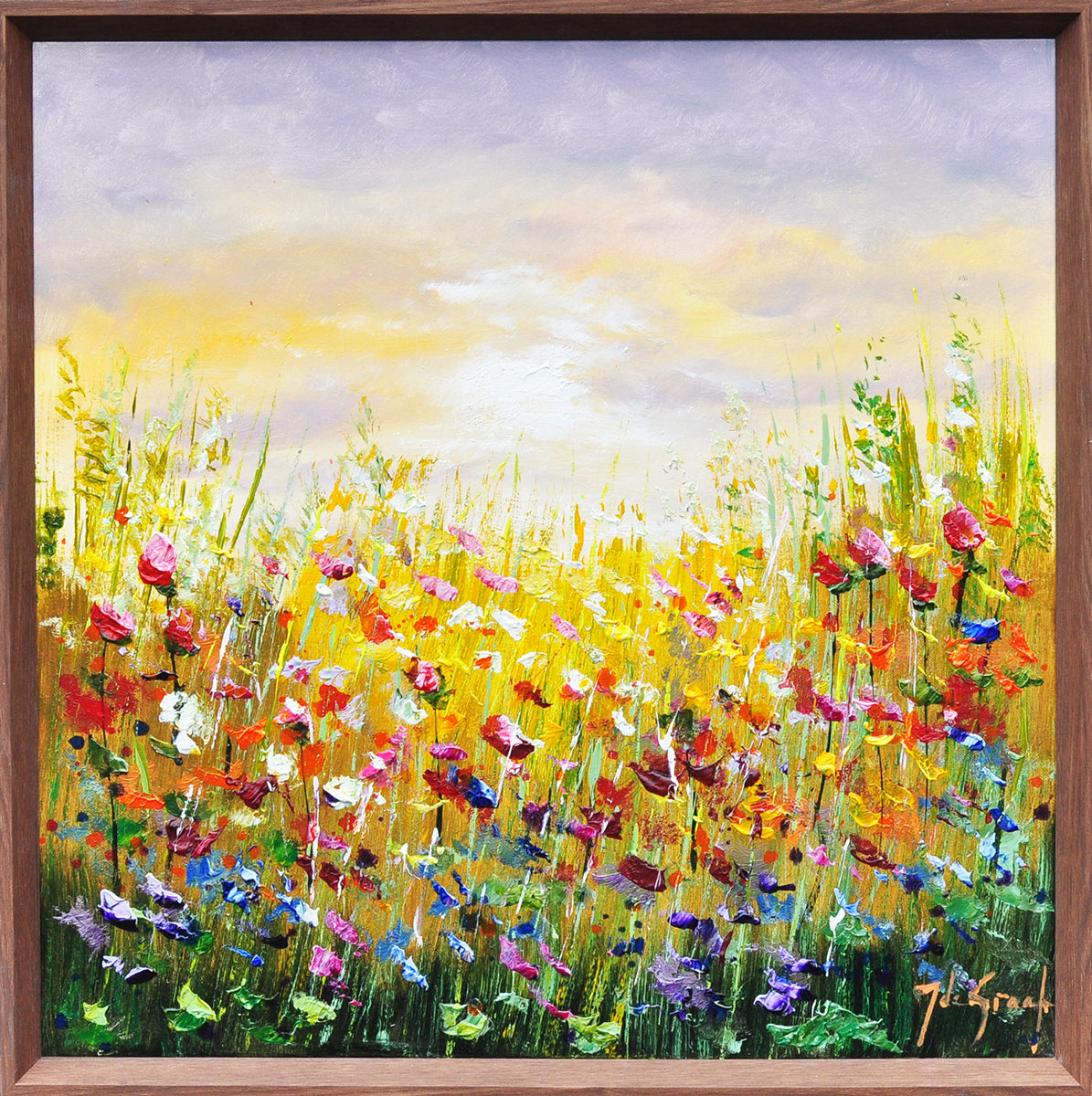 Jochem de Graaf — Zomerveld, olieverf op linnen