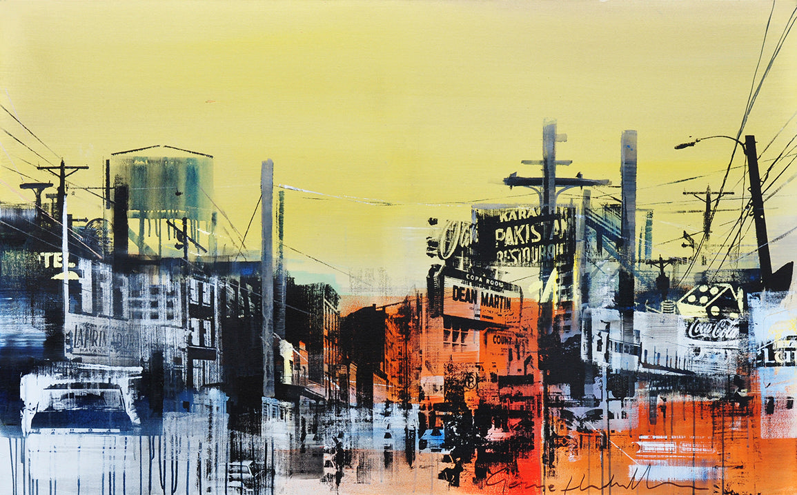 George Heidweiller — Dean Martin, acryl op linnen