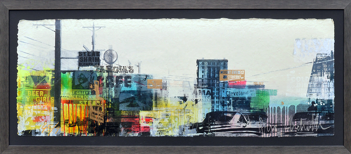 George Heidweiller — Cleveland Ave, zeefdruk