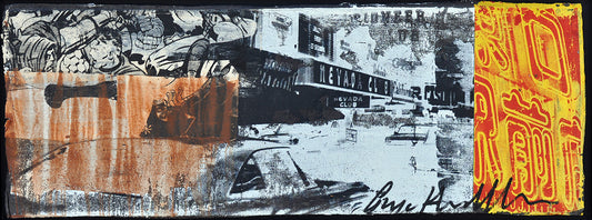 George Heidweiller — Nevada Club, mixed media/acryl
