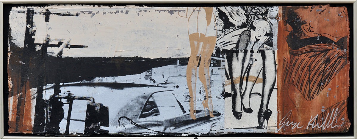 George Heidweiller — Legs, mixed media/acryl
