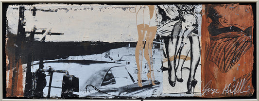 George Heidweiller — Legs, mixed media/acryl