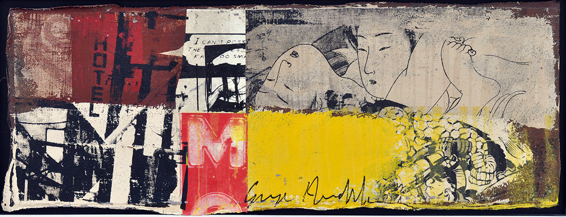 George Heidweiller — I can't, mixed media/acryl