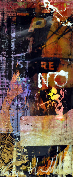 George Heidweiller — To the lake, mixed media in epoxy
