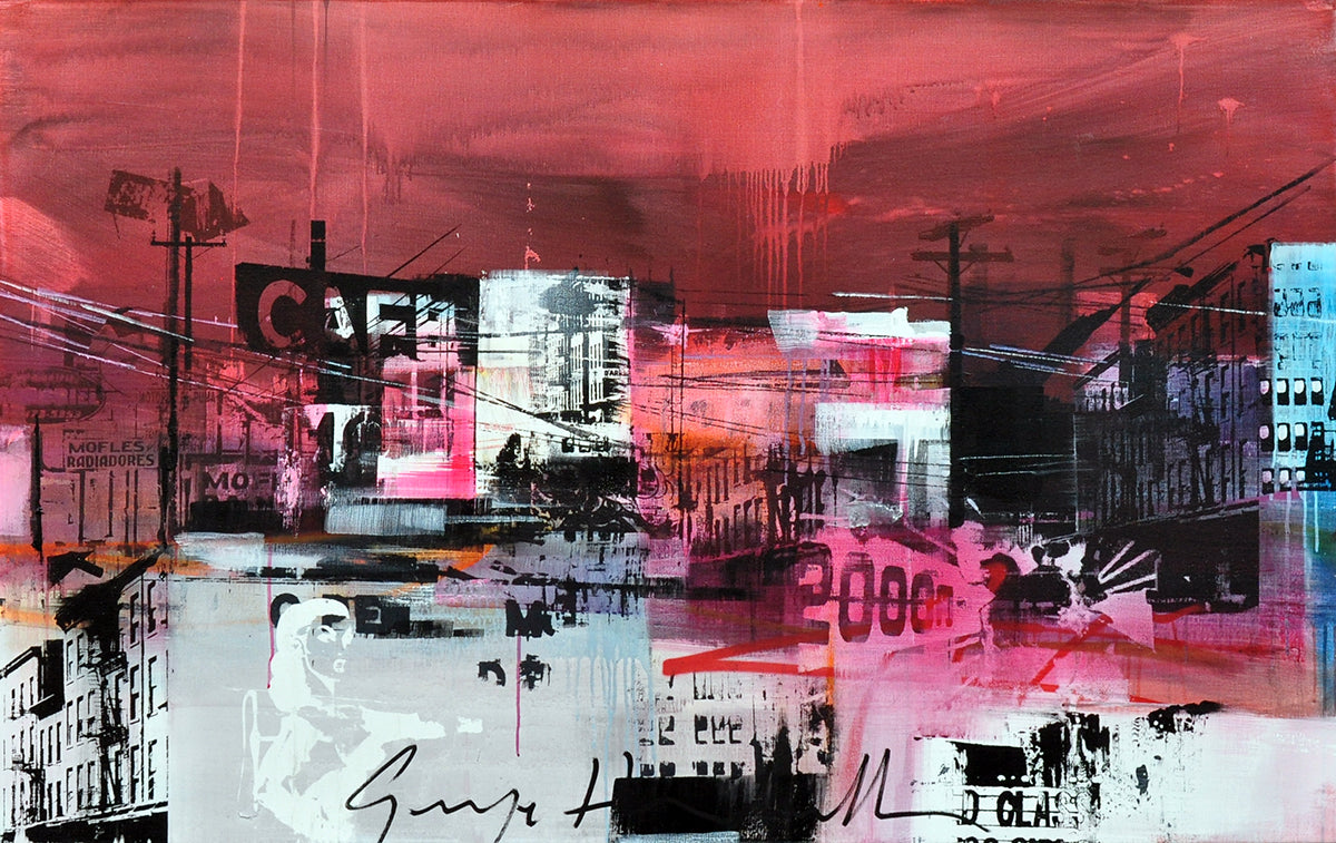 George Heidweiller — Palace, acryl op linnen
