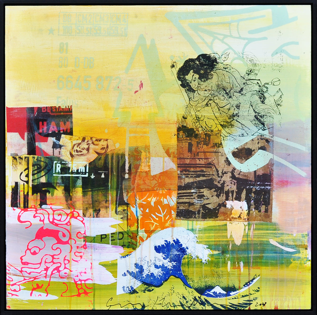 George Heidweiller — That Look, origineel op paneel